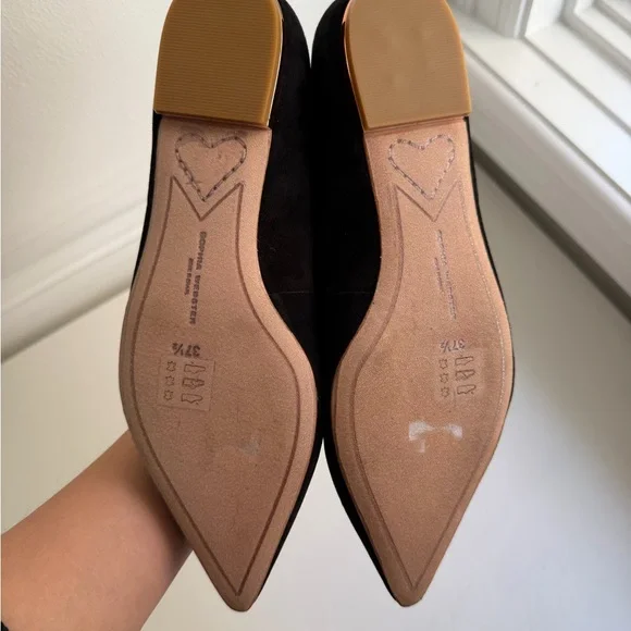 Sophia Webster Black and Cream Butterfly Loafers - Picture 5 of 8